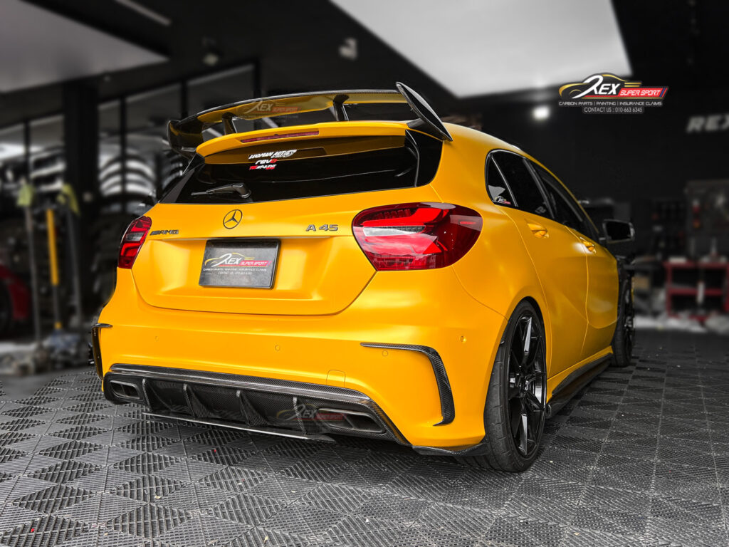 A-CLASS W176 A180 A200 A250 A45 Spoiler A45 AMG Carbon - Rexsupersport -  Specializes In Providing Carbon Fibre Parts and Accessories