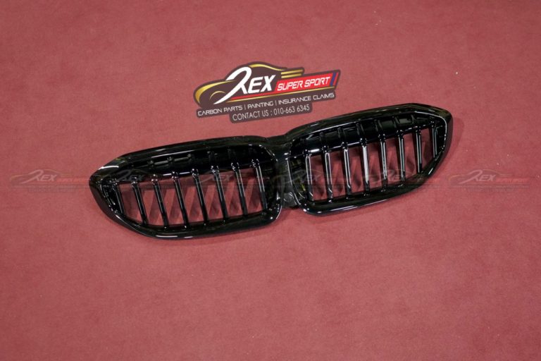 BMW G20 Front Grille Single Line Black