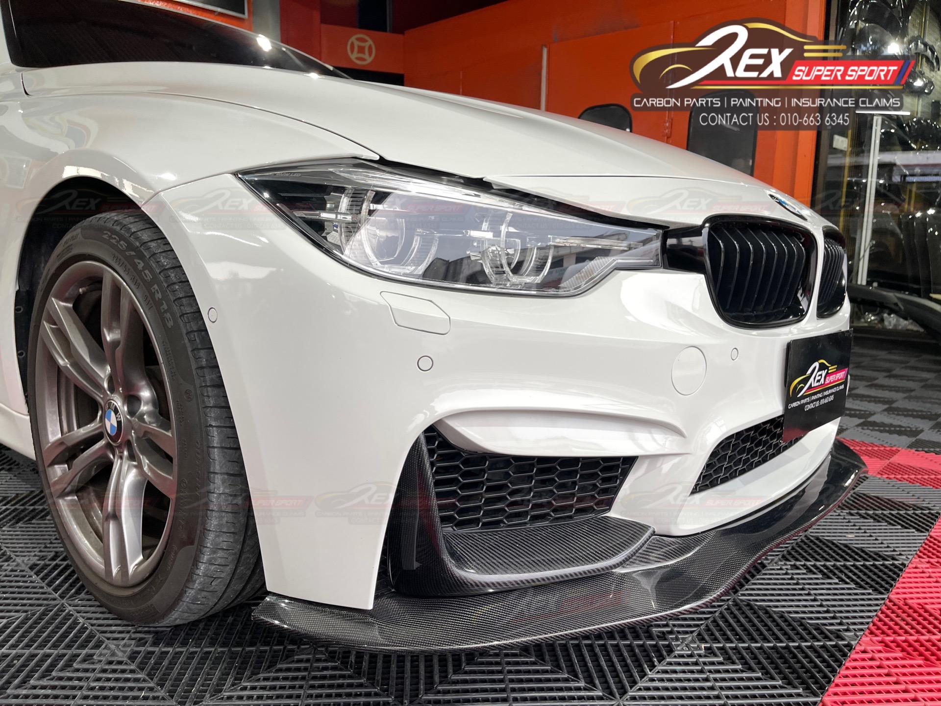 BMW F30 M3 Front Lower Splitter Cover Trim | Rexsupersport ...