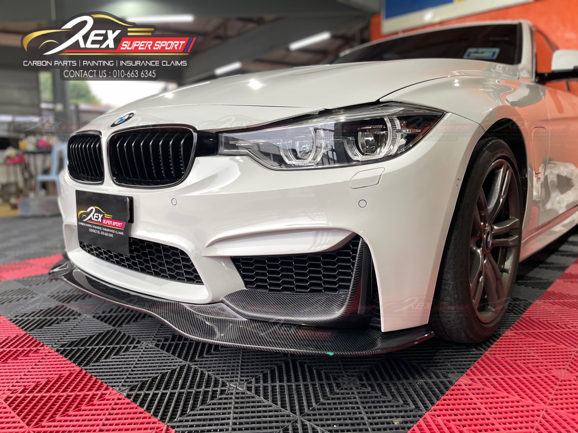 BMW F30 M3 Front Lower Splitter Cover Trim | Rexsupersport ...