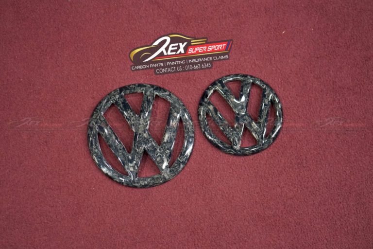 Golf Mk6 Vw Logo Emblem Forged Carbon