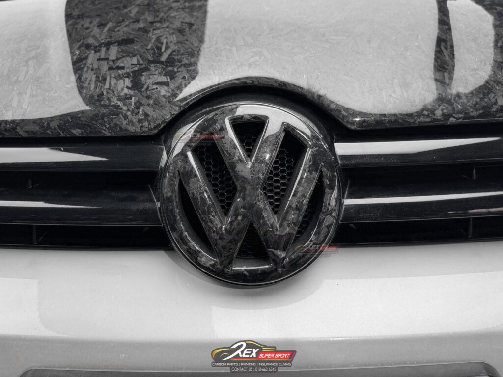 Golf Mk6 Vw Logo Emblem Forged Carbon - Rexsupersport - Specializes In Providing  Carbon Fibre Parts and Accessories
