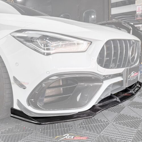 CLA45s W118 Front Lip FD Carbon