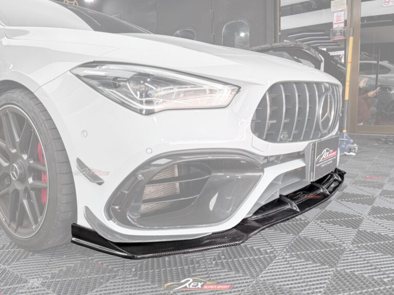CLA45s W118 Front Lip FD Carbon