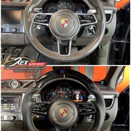 Porsche LED Performance Carbon Steering