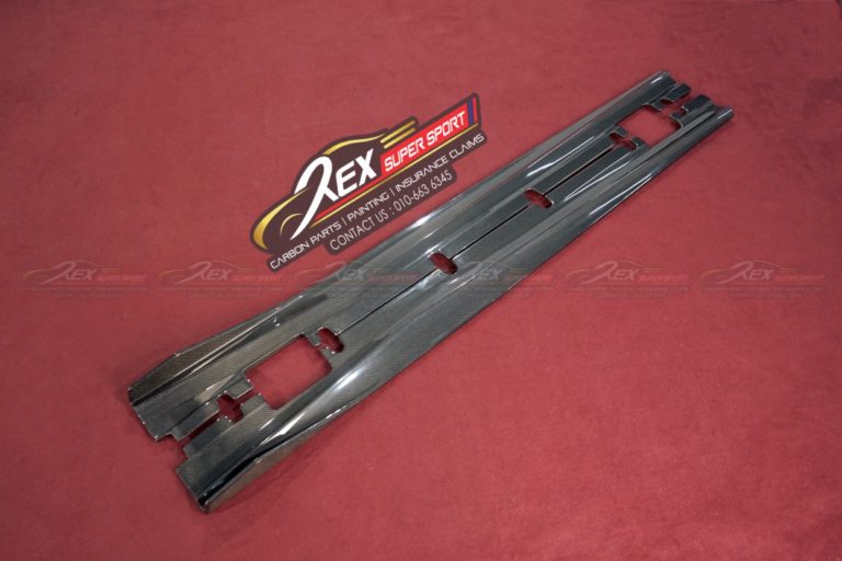 A-CLASS W176 A180 A200 A250 A45 Side Skirt Lip P Carbon