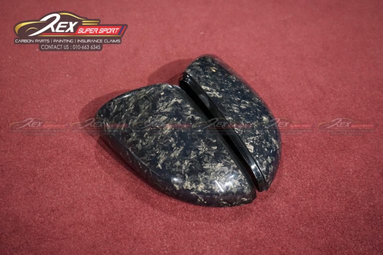 Golf MK6 Side Mirror Cover Forged Carbon