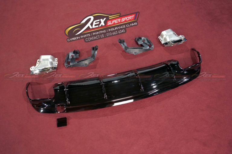 CLA W117 180 200 250 45 AMG Rear Diffuser Facelift ABS Set