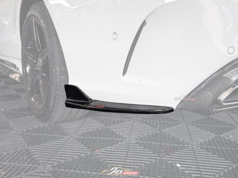 C-CLASS W205 C200 C250 C300 C43 C63 Rear Bumper Lip Splitter AMG