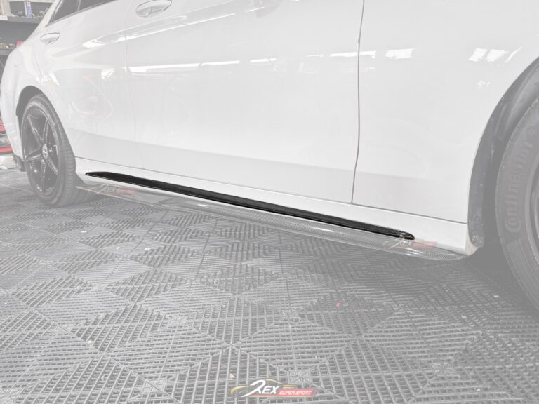 C-CLASS W205 C200 C250 C300 C43 C63S AMG Side Skirt Lip Cover Carbon