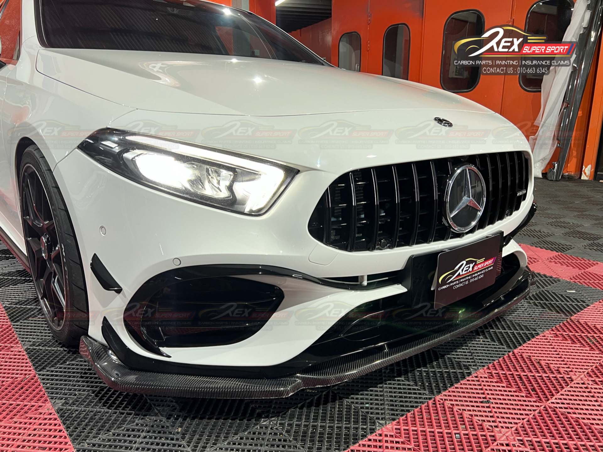 ACLASS W177 V177 A45s Front Lip Max Carbon Rexsupersport