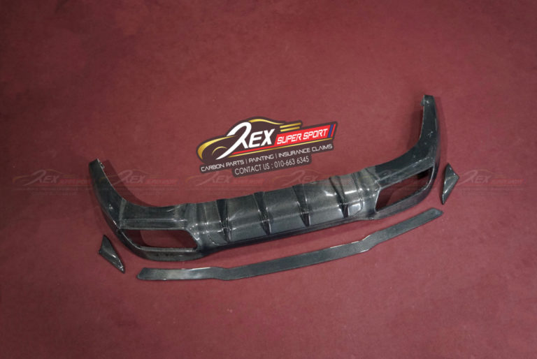 A-CLASS V177 A200 A250 A35 A45s Rear Diffuser RZ Carbon