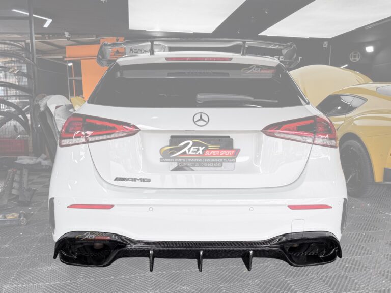 A-CLASS W177 A200 A250 A35 A45s Rear Diffuser Super Sport Carbon