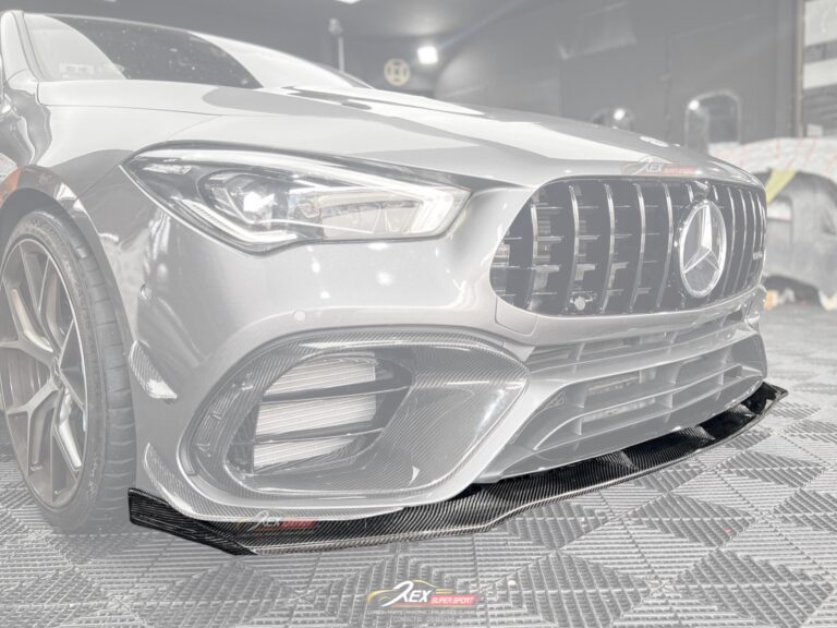 CLA W118 200 250 45s AMG Front Lip P Carbon