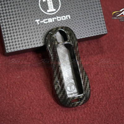 Porsche Macan 992 911 Key Cover Carbon Fiber - Black