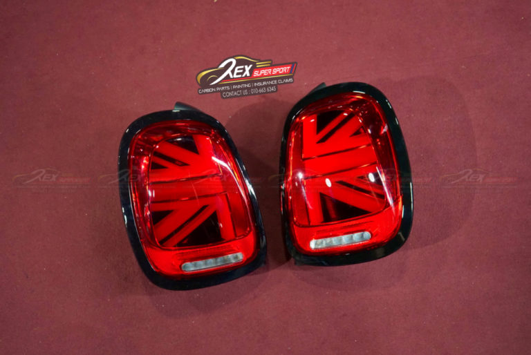 MINI Cooper F56 F55 Rear LED Tail Lamp Union Jack Red