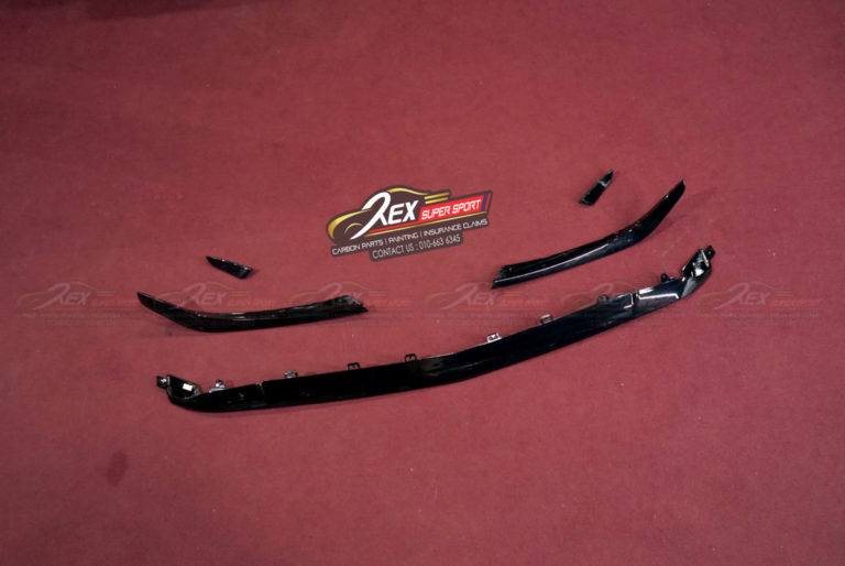 A-CLASS W177 A45s AMG Front Canard Set Black