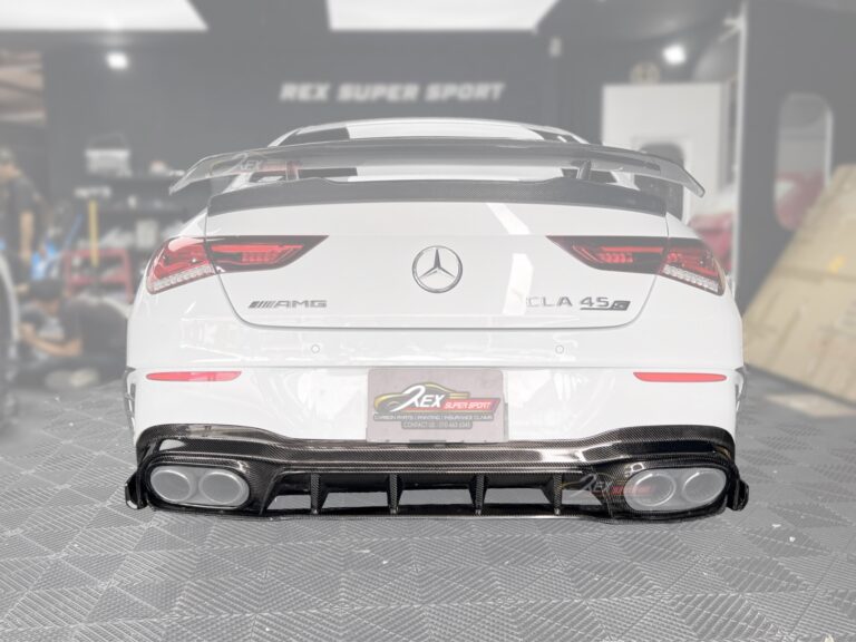 CLA W118 200 250 45s AMG Rear Diffuser Pak Paktechz Dry Carbon Forged