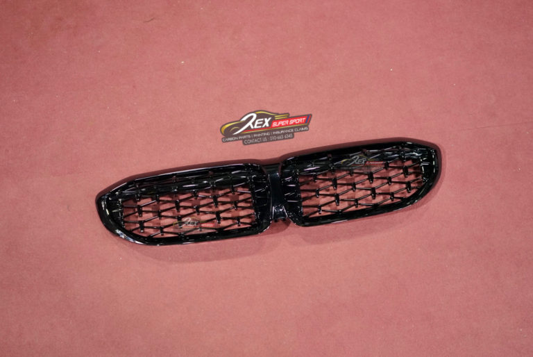 BMW G20 Front Grille Diamond Black