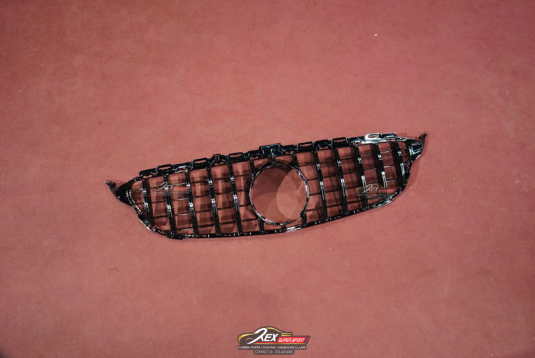 C-CLASS W205 C200 C250 C300 C43 C63 Front Grill GT Black