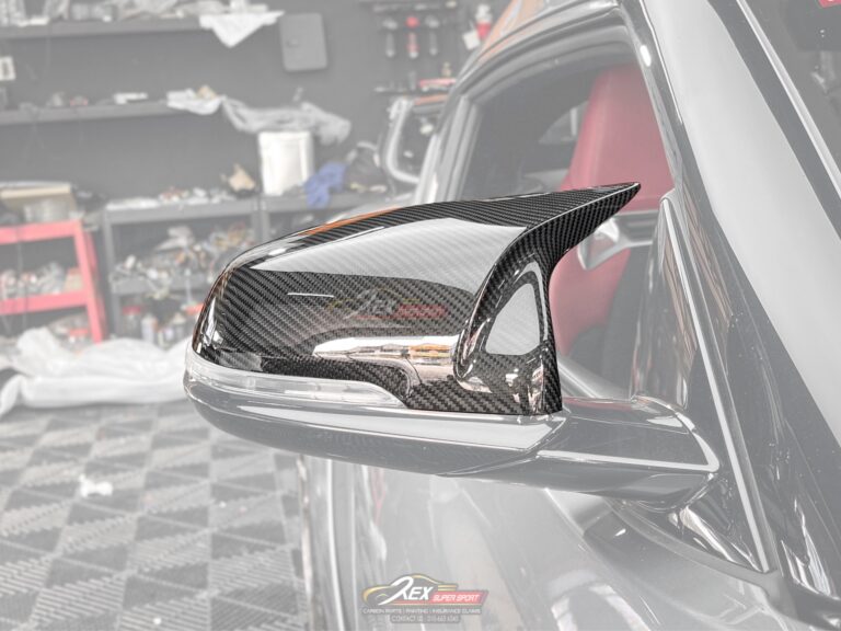 Toyota Supra A90 Mk5 Side Mirror Cover Dry Carbon