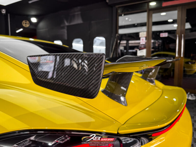 Porsche Cayman 718 Rear Spoiler Paktechz Dry Carbon