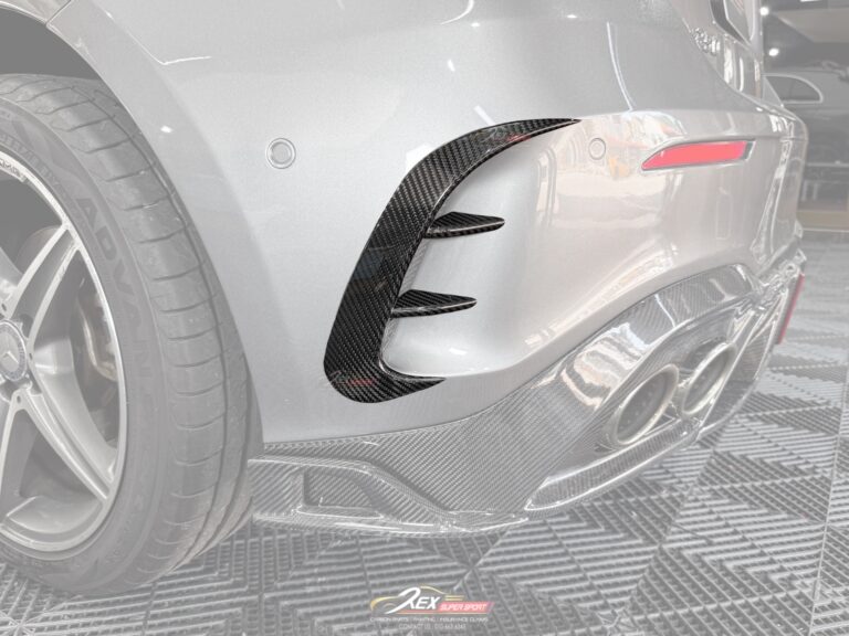 A-CLASS W177 A200 A250 A35 A45s Rear Canard TAKD Dry Carbon