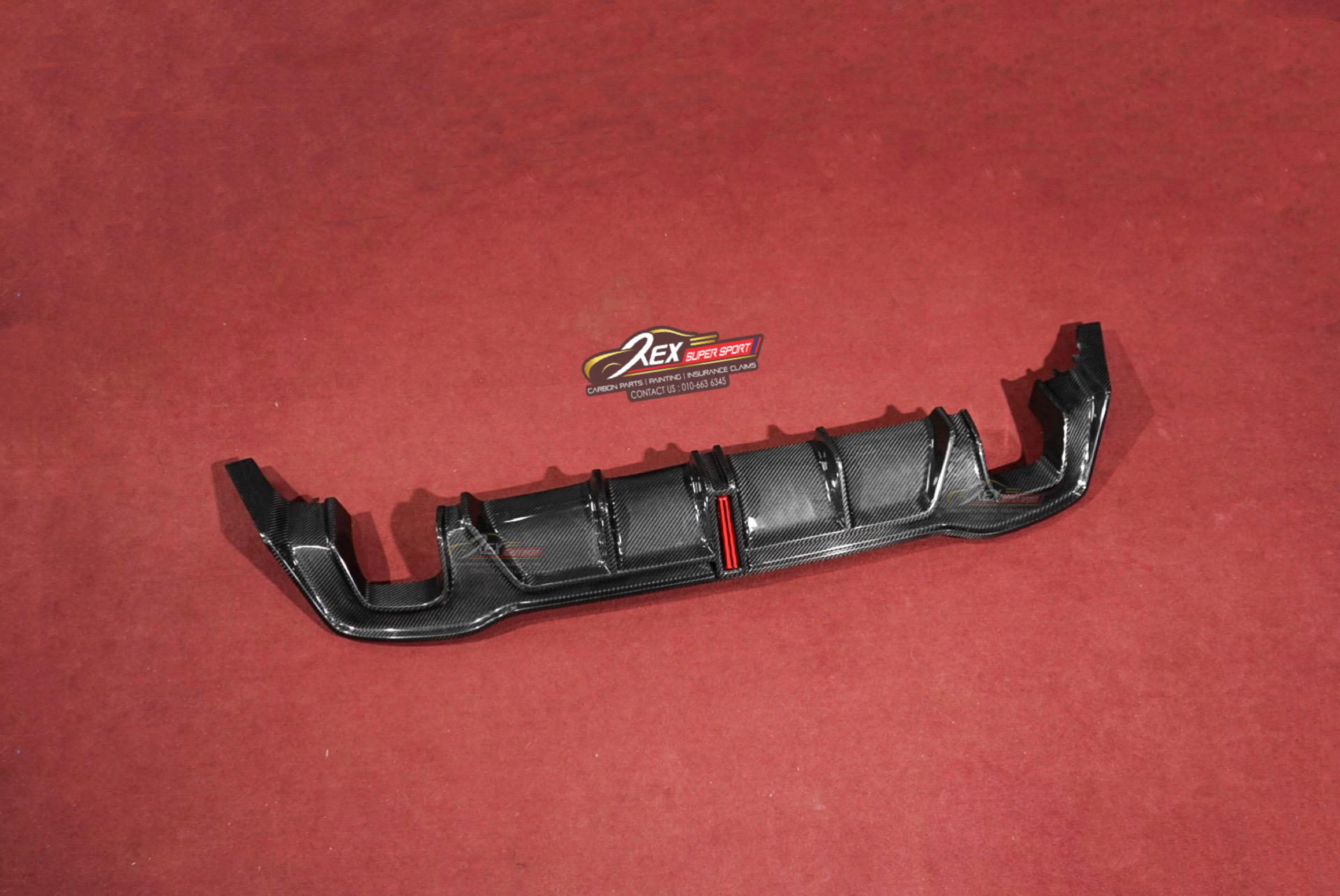 Golf Mk8 GTI Rear Diffuser CMST Dry Carbon - Rexsupersport ...