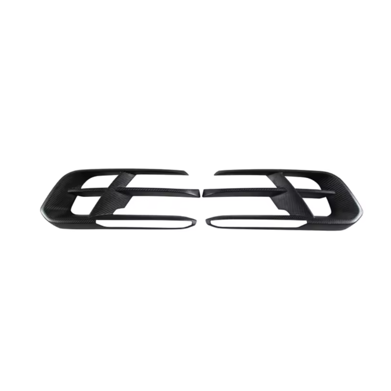 Porsche Panamera 971 Front Fog Cover Paktechz Dry Carbon