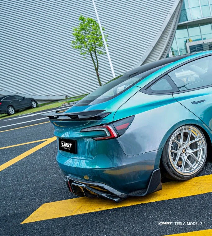 CMSTTuningTeslaModel3HighlandCarbonFrontLip_FrontCanards_RearDiffuser_Canards_SideSkirts_RearSpoiler_Hood_MirrorCaps_7_0dfc4657-7c16-40eb-ab19-5539bf81b9aa_1024x1024@2x