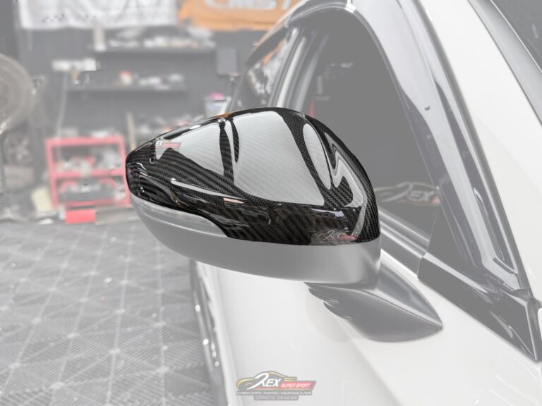 Honda FE / FL1 / FL5 Type R Side Mirror Cover Mug V1 Dry Carbon