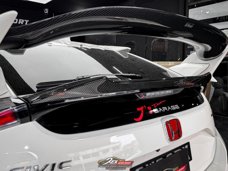 Honda FK8 Type R Rear Spoiler Ducktail Carbon