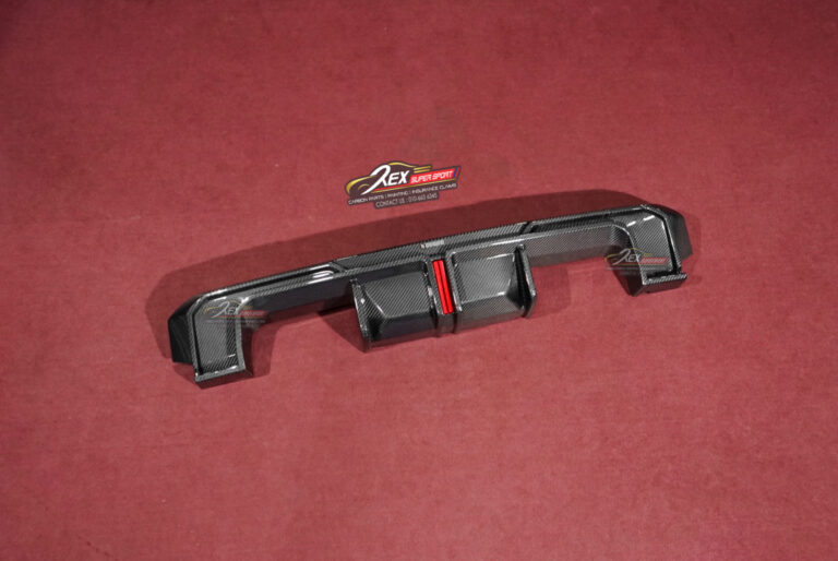 BMW G80 G82 M3 M4 Rear Diffuser Sooqoo LED Dry Carbon