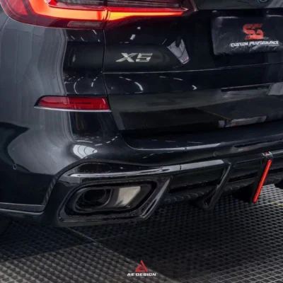 BMW X5 G05 Rear Diffuser AE Black