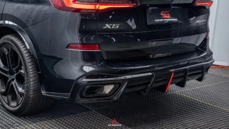 BMW X5 G05 Rear Diffuser AE Black