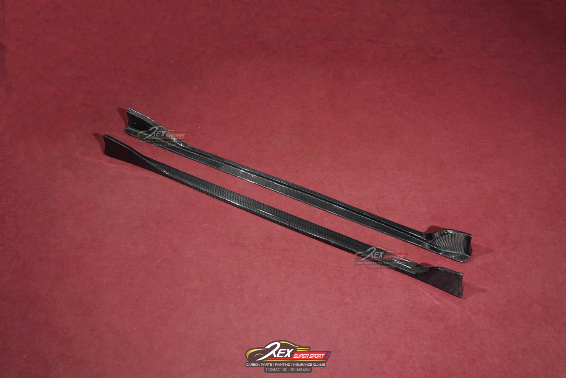 Supra A90 Side Skirt Lip AIM Carbon - Rexsupersport - Specializes