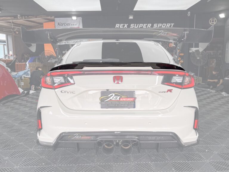 Honda FL5 Type R Rear Trunk Spoiler Classic Carbon