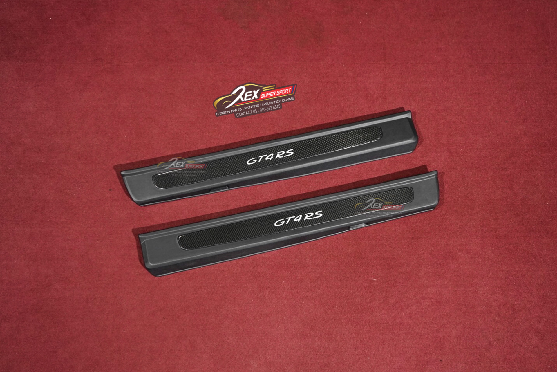 Porsche 718 Cayman Door step LED GT4 RS Dry Carbon