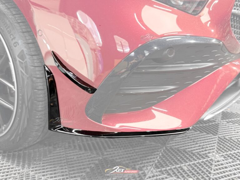 A-CLASS W177 V177 A200 A250 A35 Facelift Front Splitter Black