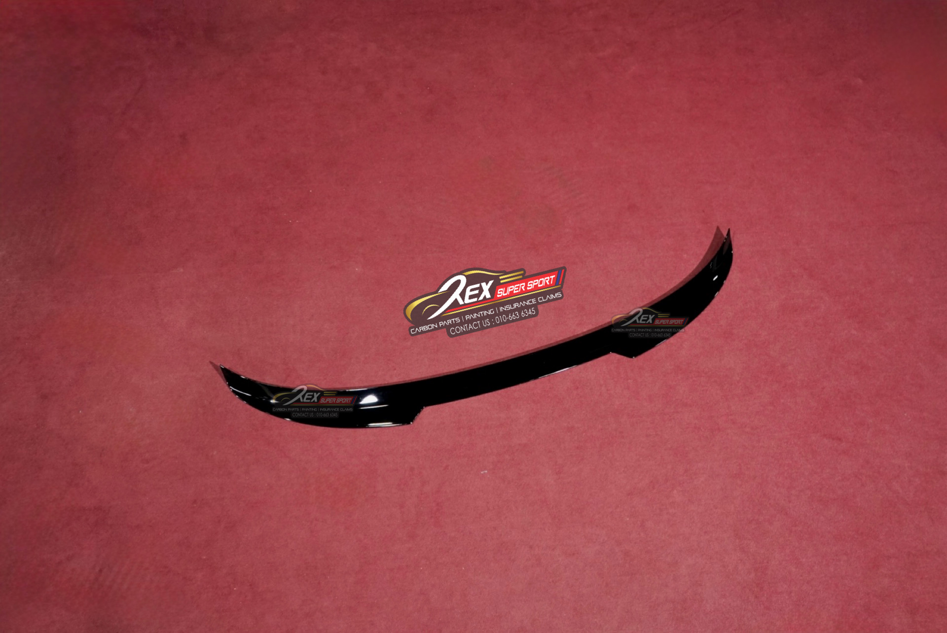 Honda Civic FE Rear Spoiler Ducktail Gloss Black