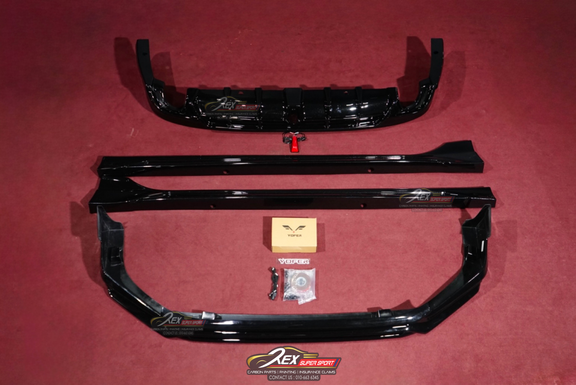 Honda Civic FE Sedan Full Kits Original Yofer Set Diamond Pearl Black