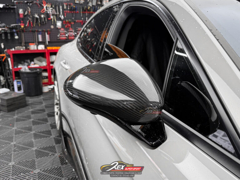 Porsche Panamera 971 Side Mirror Cover Dry Carbon