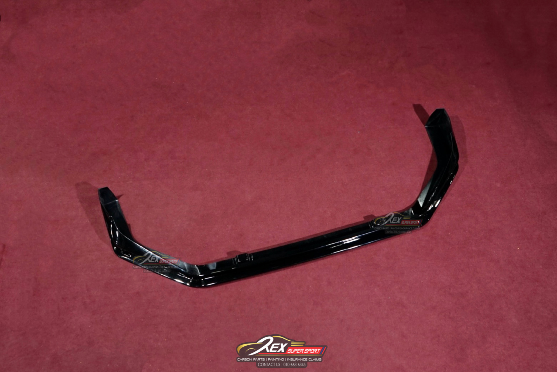 Honda Civic FE Front Lip Type R Spoon Black