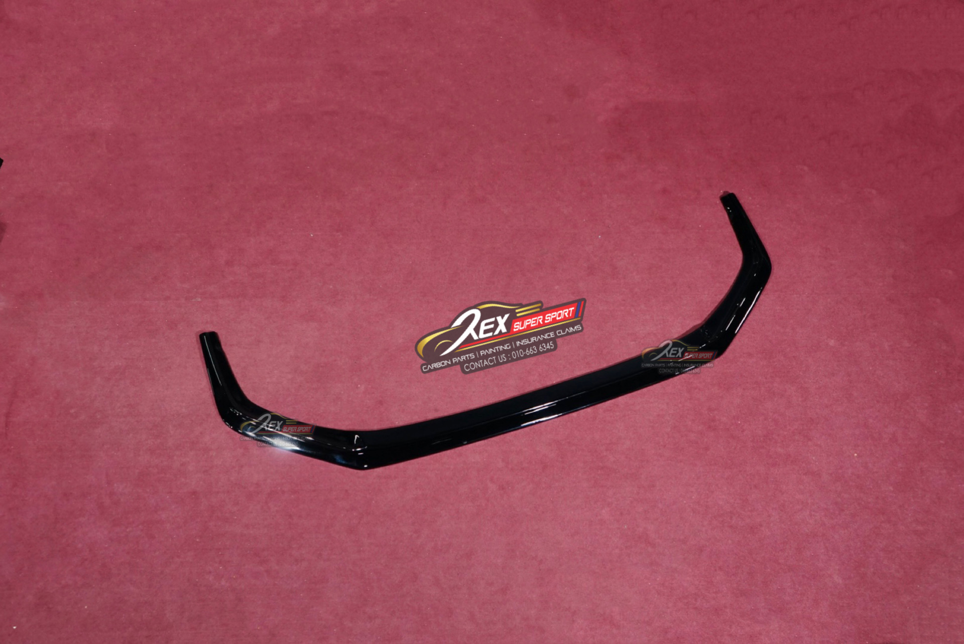 Honda Civic FE Front Lip Thai V1 Black