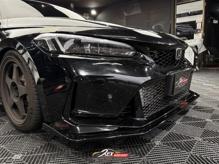 Honda Civic FE Front Lip Type R VRS Black