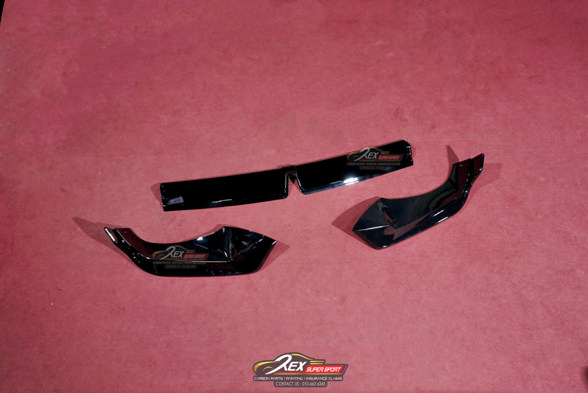 BMW X5 G05 LCI Front Lip MP Black