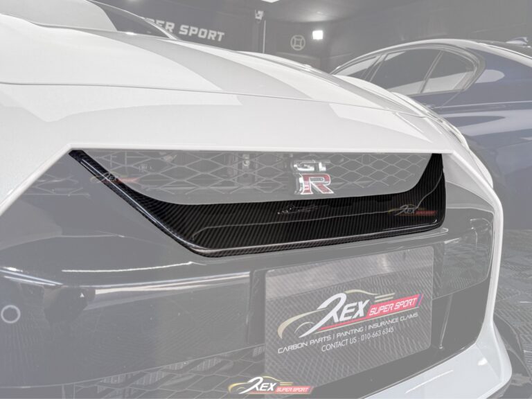 Nissan GTR35 Front Grille Trim Cover Dry Carbon