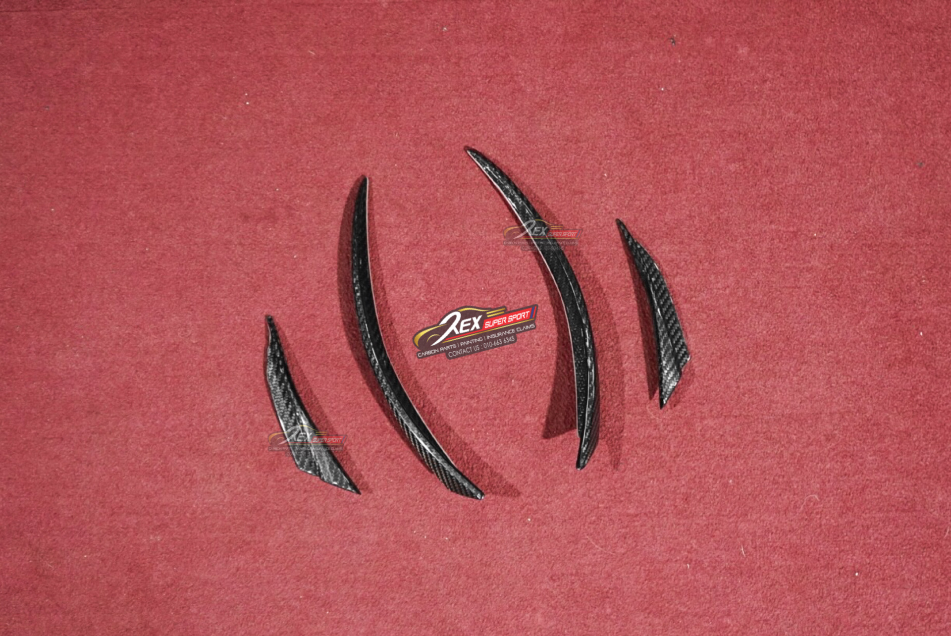 BMW G22 G23 Front Canard TAKD Dry Carbon