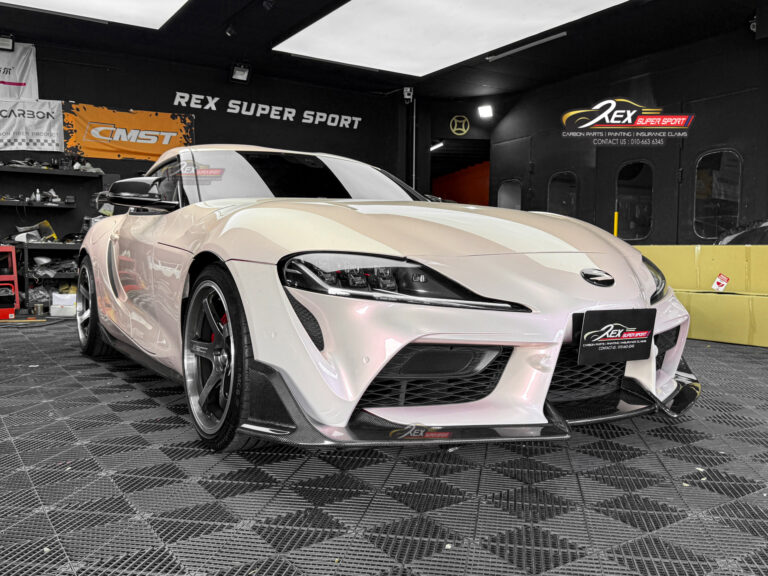 Supra A90 Front Lip AD Carbon