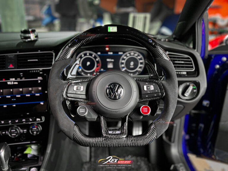Volkswagen Steering Retrofit To Mk7.5 LED Carbon Push Start